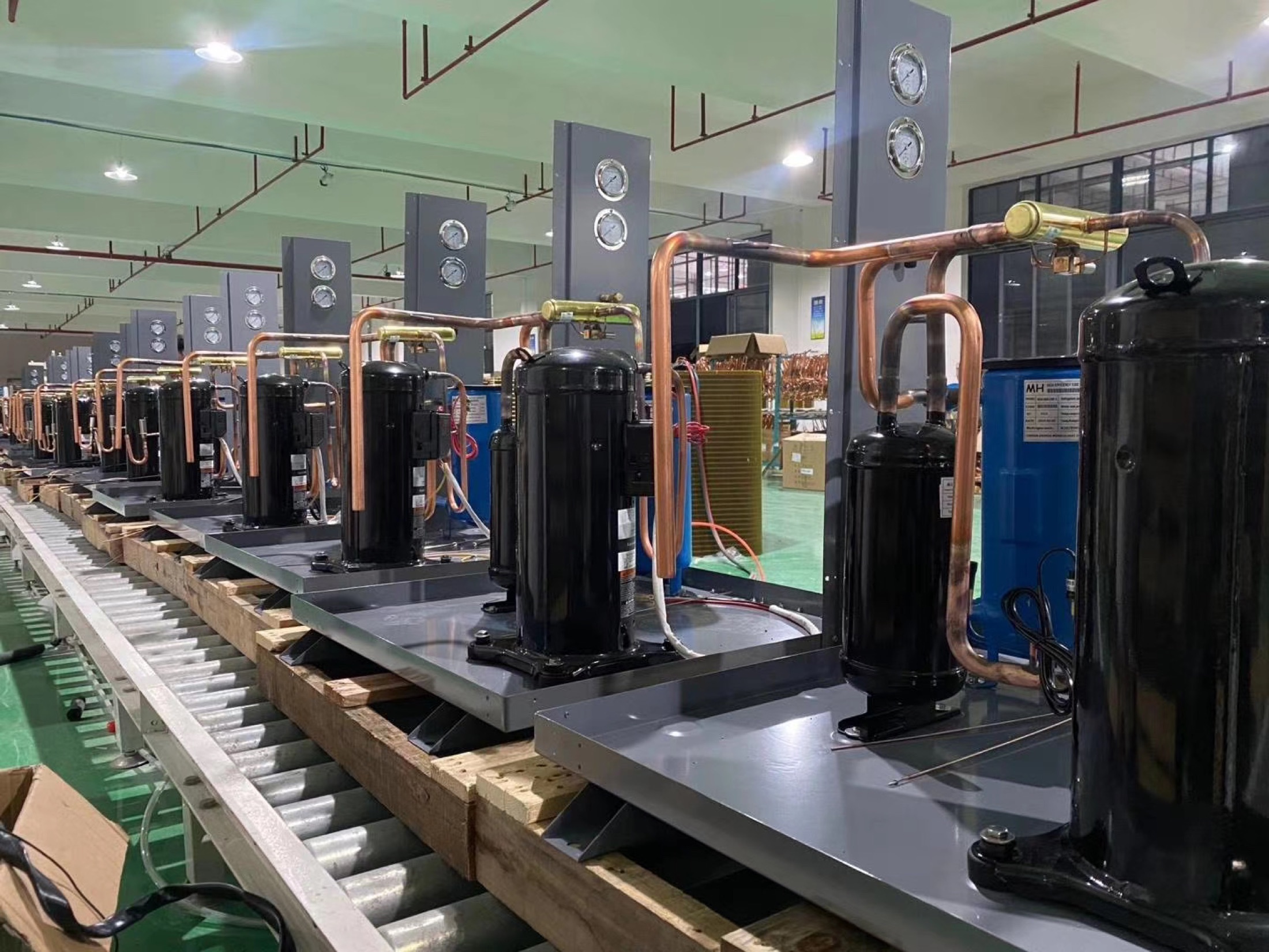 WOGON heat pump production line
